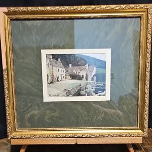 Chateau On Pond - Signed - Limited Edition Print.